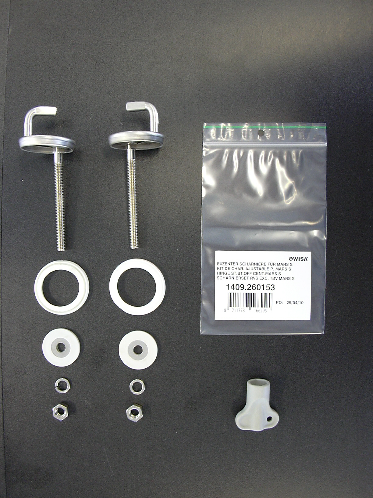 ERSATZSCHARNIERE EXZENTRISCHE SCHARNIERE FÜR WC-SITZ MARS S