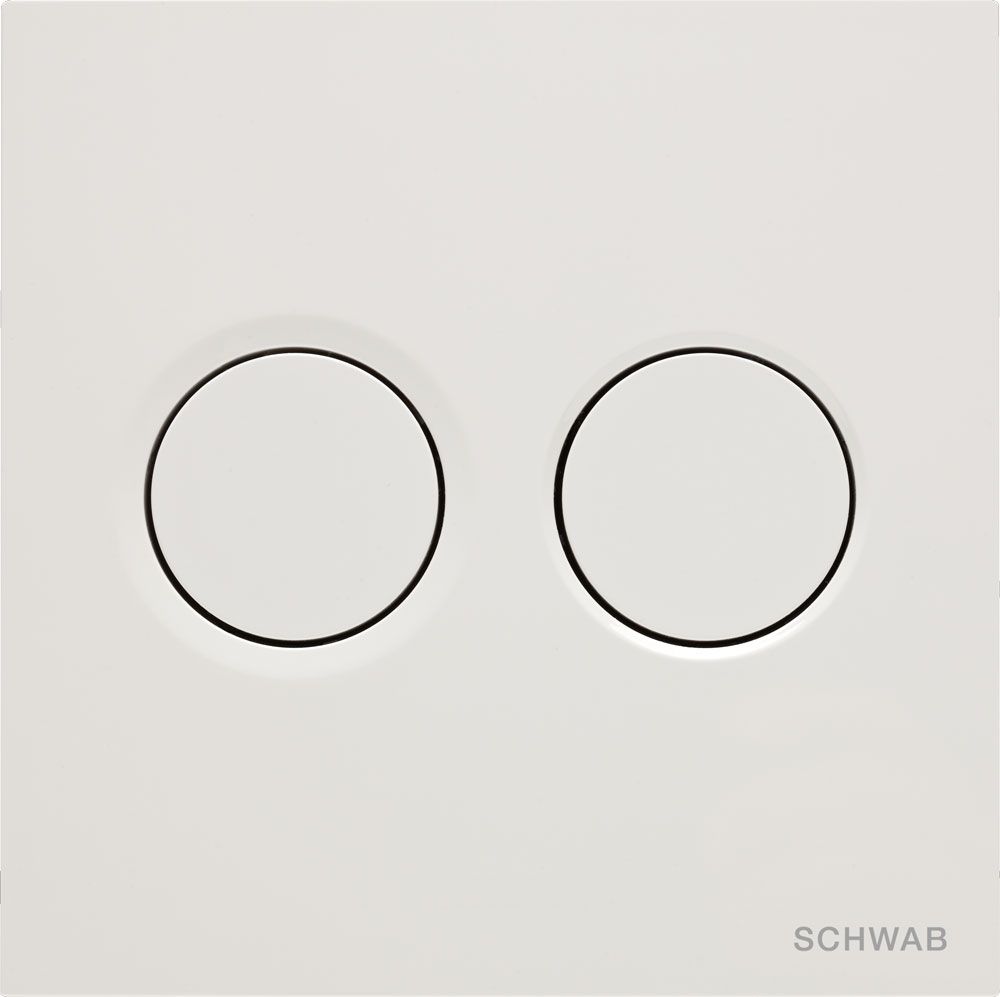 BETÄTIGUNGSPLATTE ITEA DUO, weiß