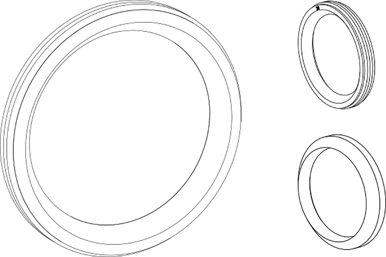 SET MIT DICHTUNGEN ZUM SPÜLROHRBOGEN UND WAND-WC-BOGEN