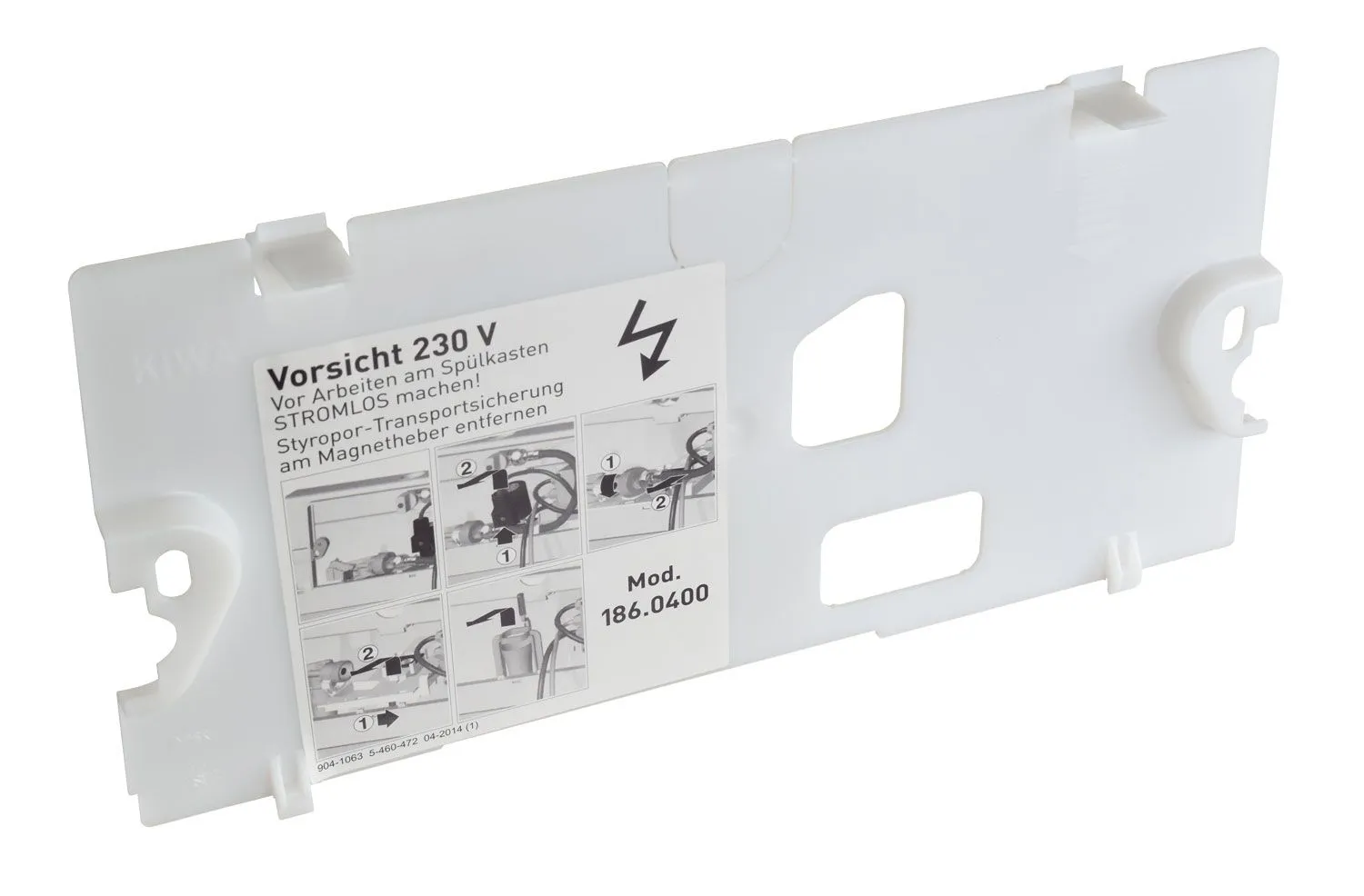 ABDECKPLATTE, SPÜLKASTEN 186