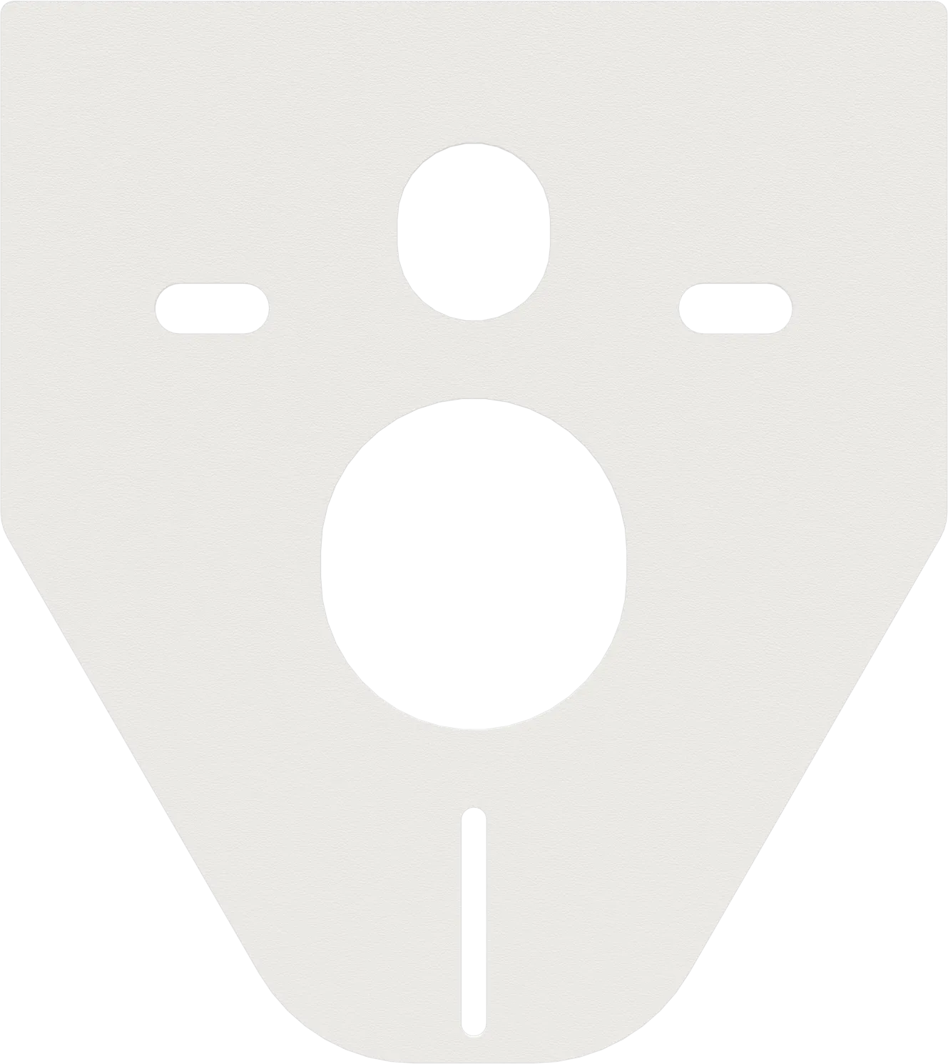 SCHALLSCHUTZ-SET für Wand-WC und Wandbidet