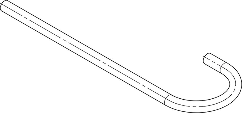 Kupferröhrchen, verchromt zu AP-SPK W670, W790, W870, W1000 - W1270DF, AP 270