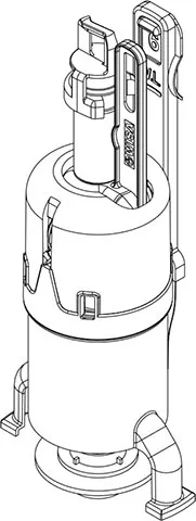 Auslaufventil DFF zu UP-SPK XS/XT, UP380 / UP387, komplett