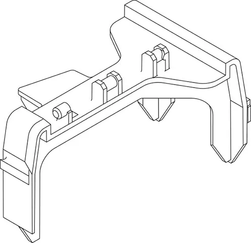 Halteplatte für Tasten AP-SPK  W336DF, W650DF, AP230