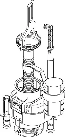 Auslaufventil zu AP-SPK W336DF, W450DF, W650DF, AP230, komplett