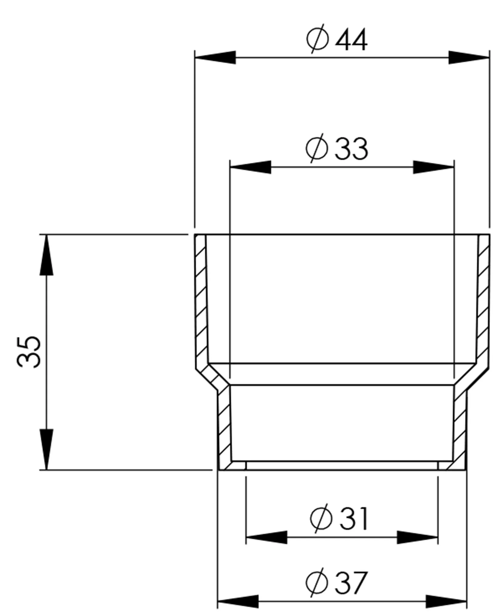 Wasserbremse zu WISA XS/XT WC-Elemente