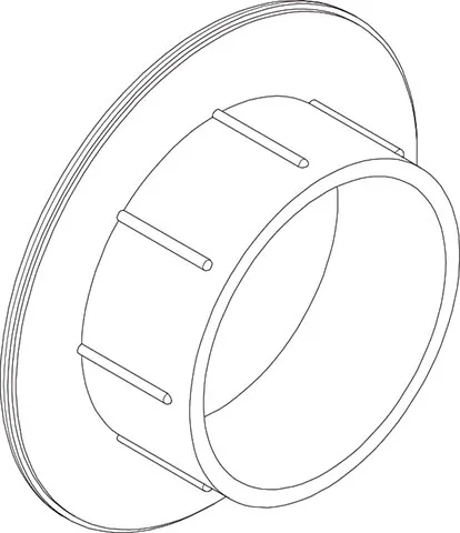 Verschlusskappe zu AP-SPK W250 - W870, W1250, AP210 - AP260, weiß