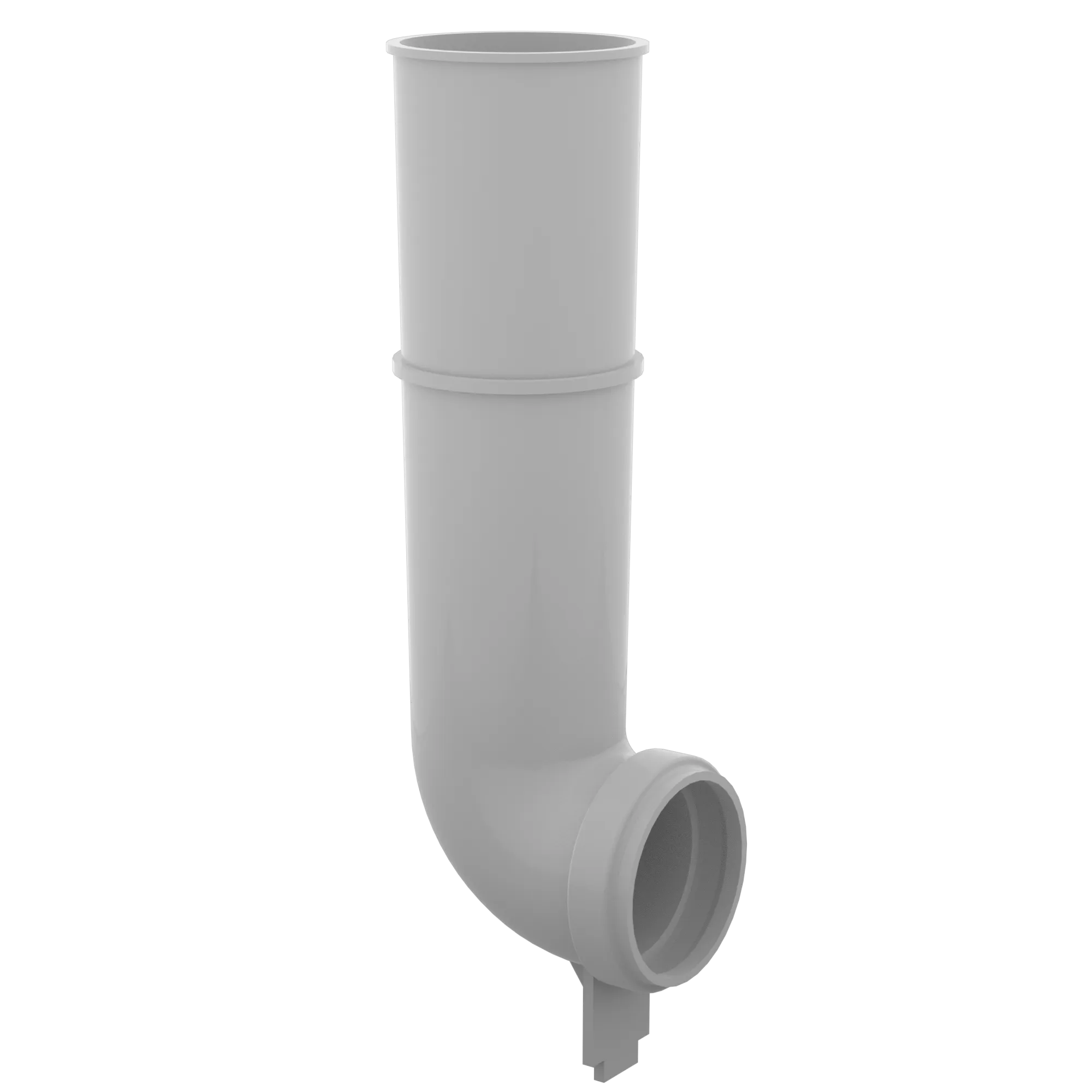 UP-Spülrohrbogen mit Lasche, 195 mm, zu XF, 399